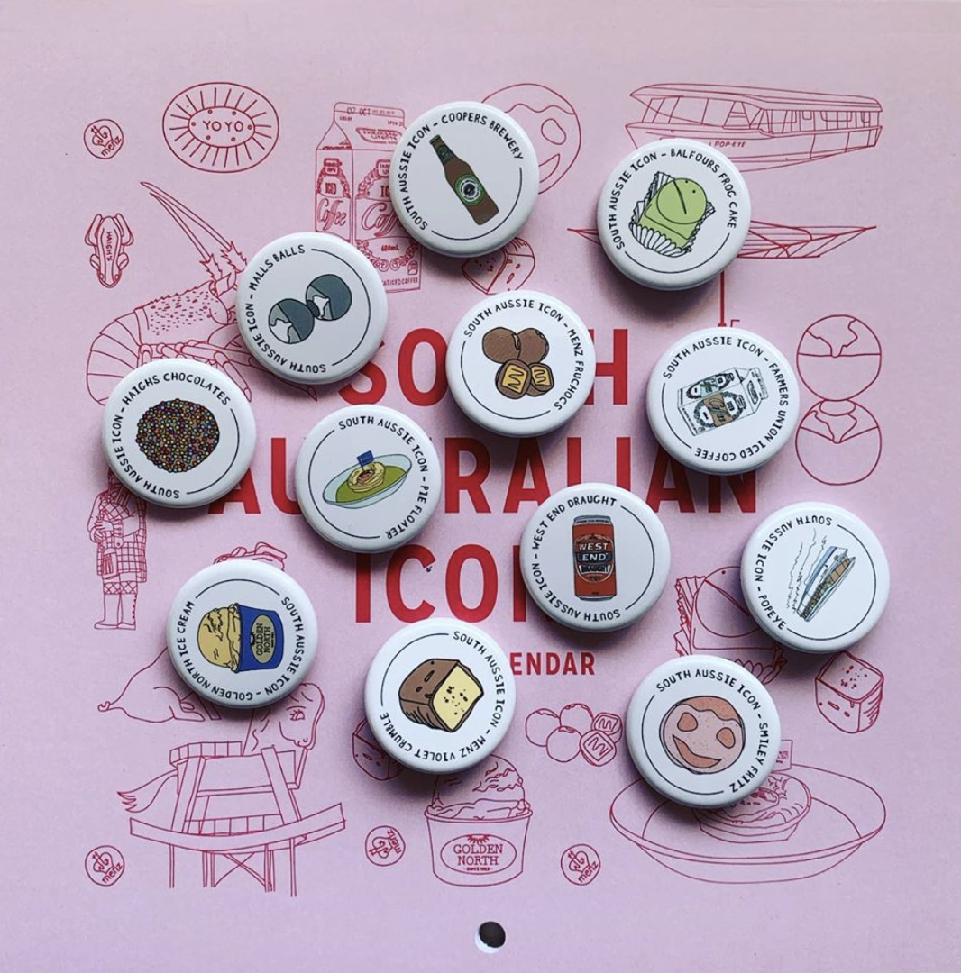 South Australian Icons Badges