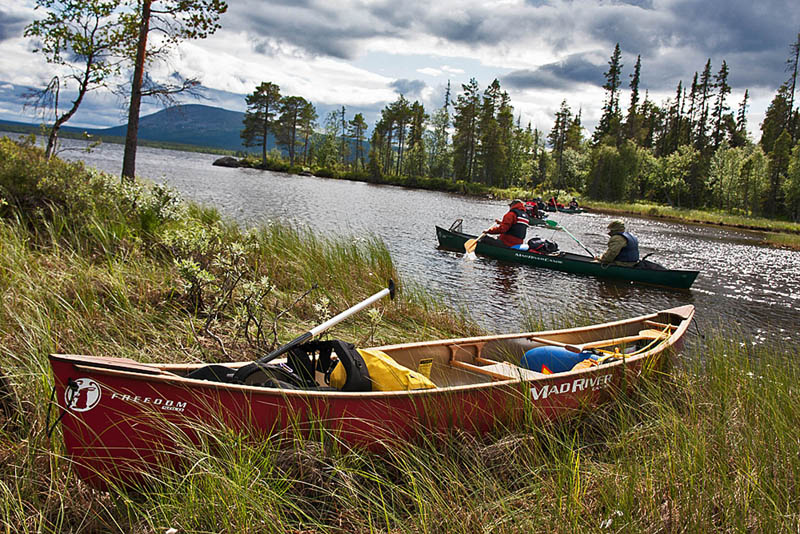 Canoe Adventure in the Pearl river Nature Reserve, Lapland