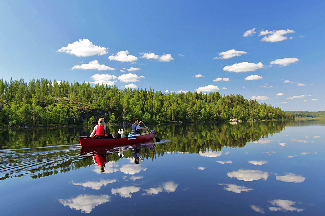 Self-guided Canoe Trip Package - Kvikkjokk to Jokkmokk, 7 days