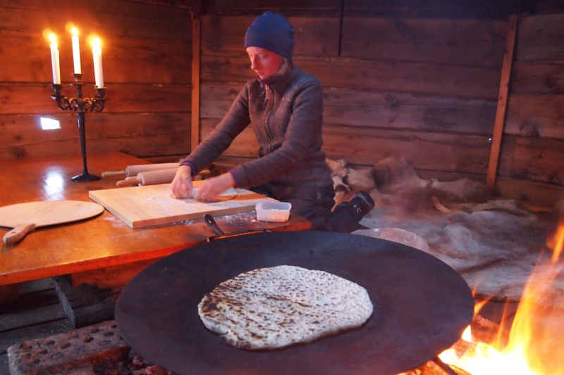 Traditional Sami cooking 