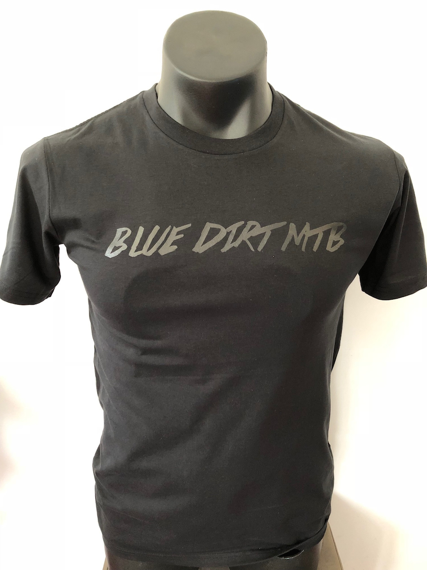 Blue Dirt T-Shirt - Black on Black