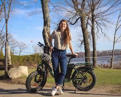 Quebec City: Location Fat Bike électrique / Electric Fat Bike rental on Ile d'Orleans