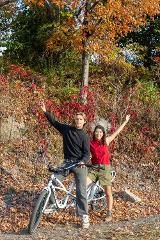 Quebec City: Location Tandem électrique / Electric Tandem rental on Ile d'Orleans 