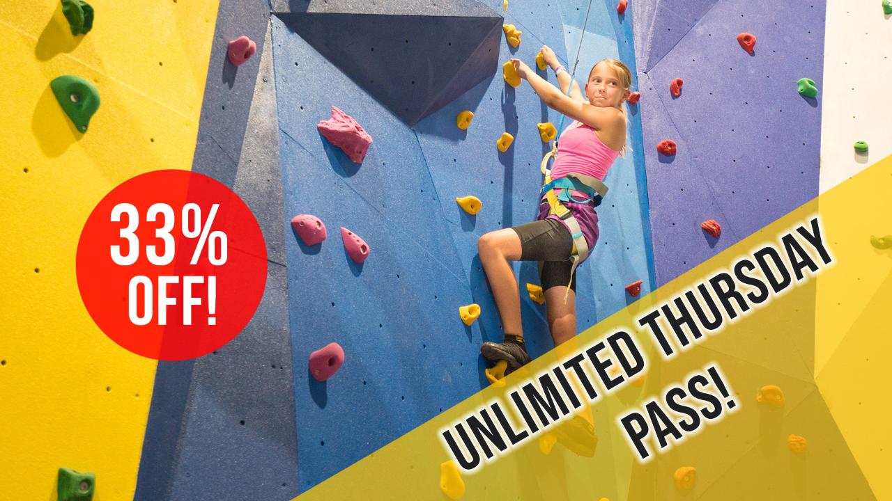 Unlimited Thursday Pass - Revolution sports park - North Lakes Reservations