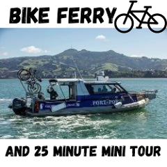 BIKE FERRY and MINI TOUR- TO PORT CHALMERS from Portobello