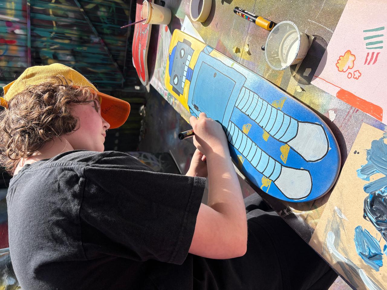 Urban Skateboard Art Workshop