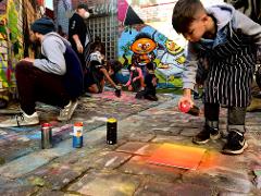 Kids Holiday Workshop - Stencil Street Art
