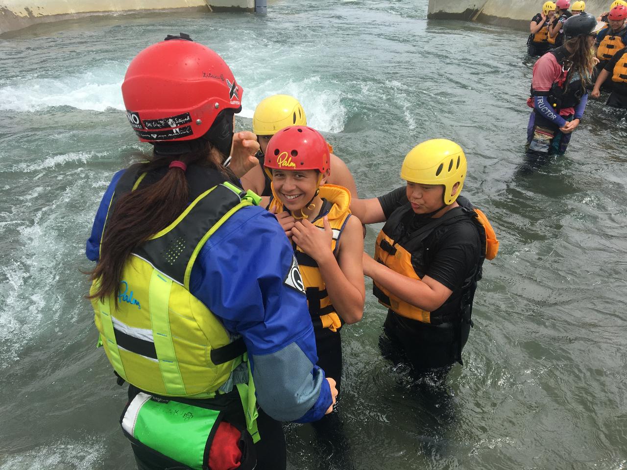 School Tamariki Raft River Cross 