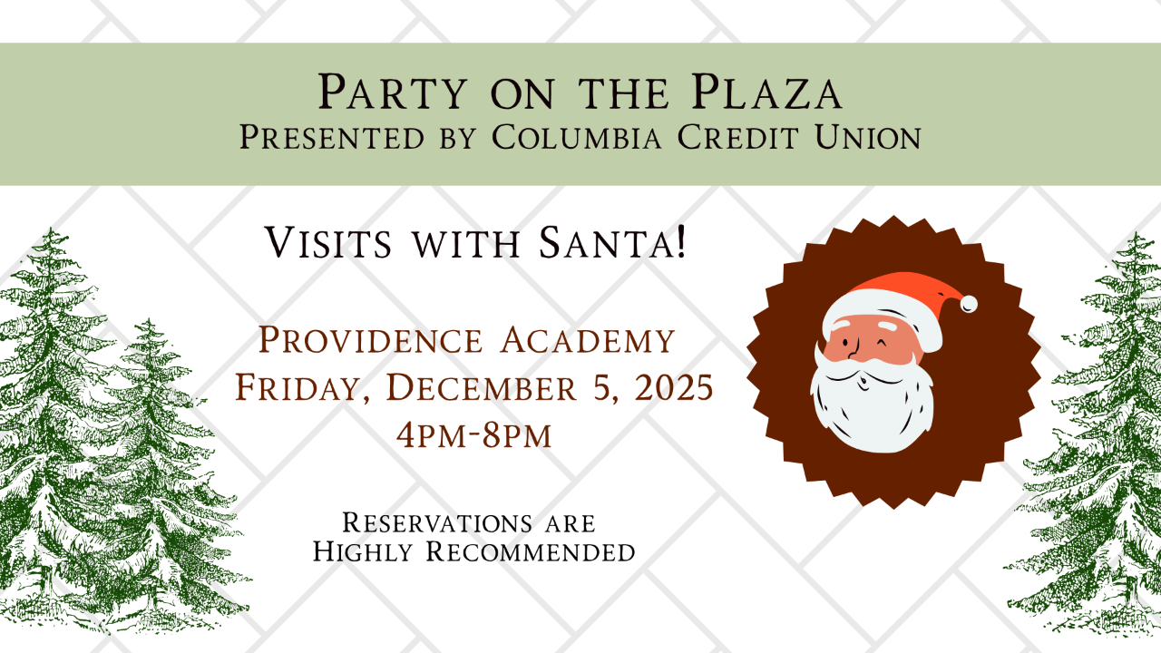 Party on the Plaza - Visits with Santa