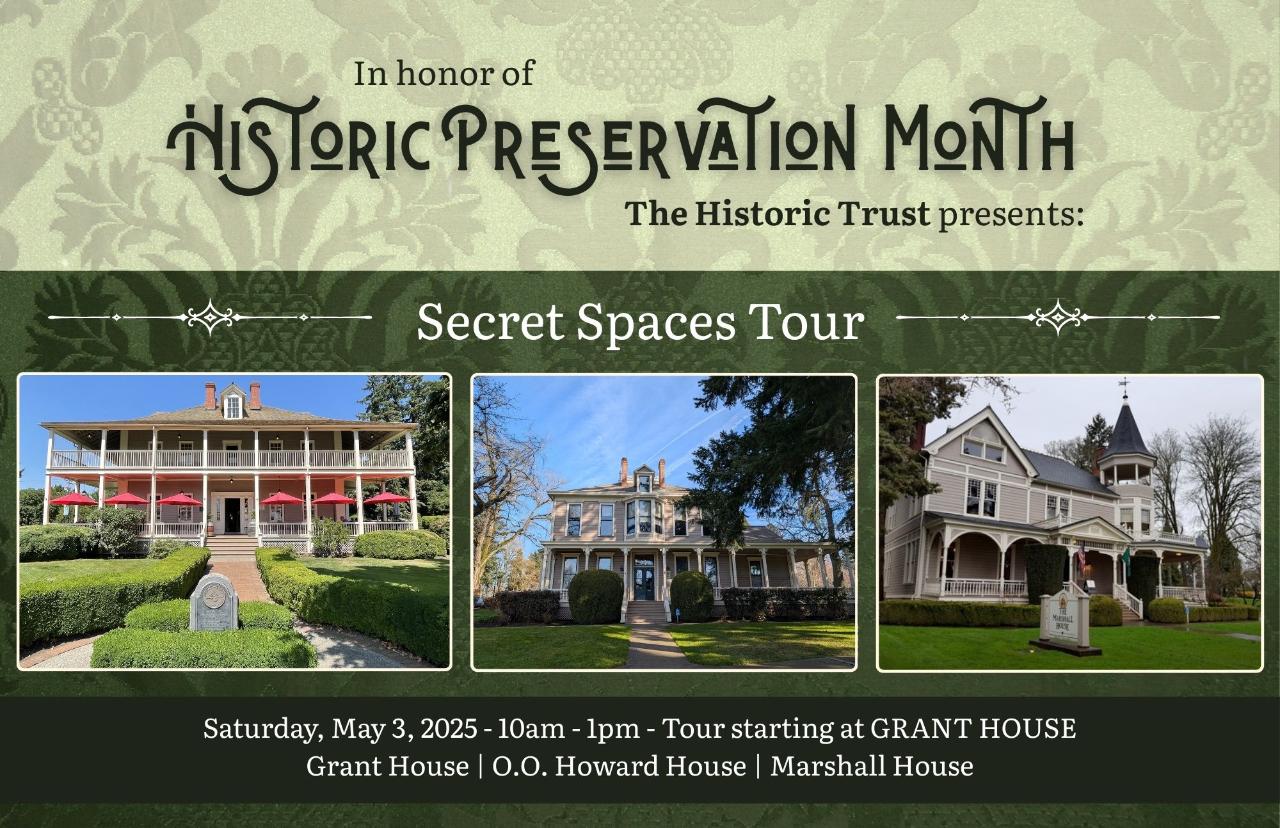 Secret Spaces Tour: Grant House - O. O. Howard House - Marshall House