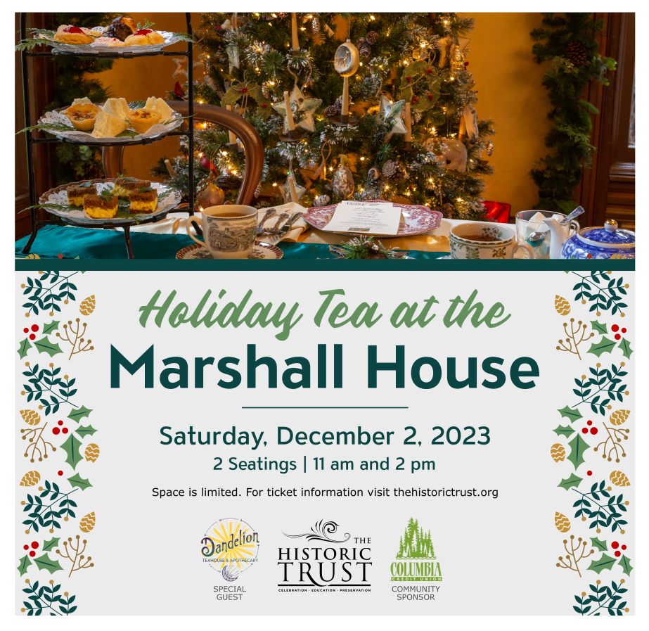 Holiday Tea at The Marshall House