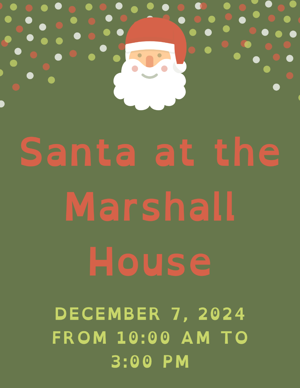 Santa at the Marshall House presented by Columbia Credit Union