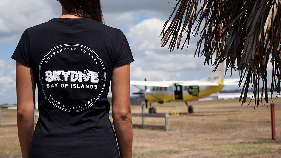 Skydive Bay of Islands T-shirt