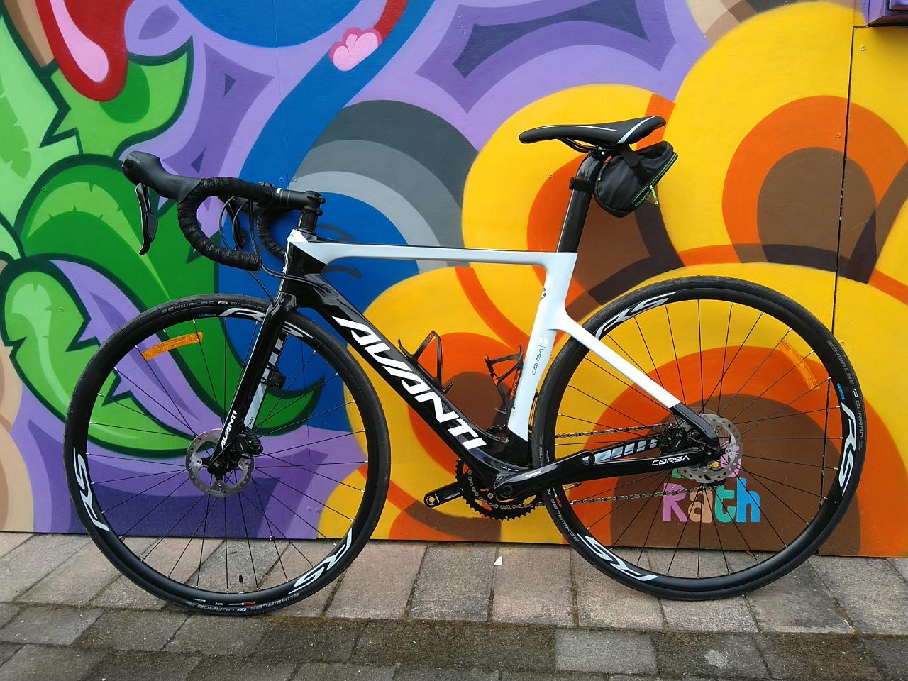 Avanti Corsa DR (Drag reducing) Road Bike Hire (November Ironman hire) 52 and 53.5 available