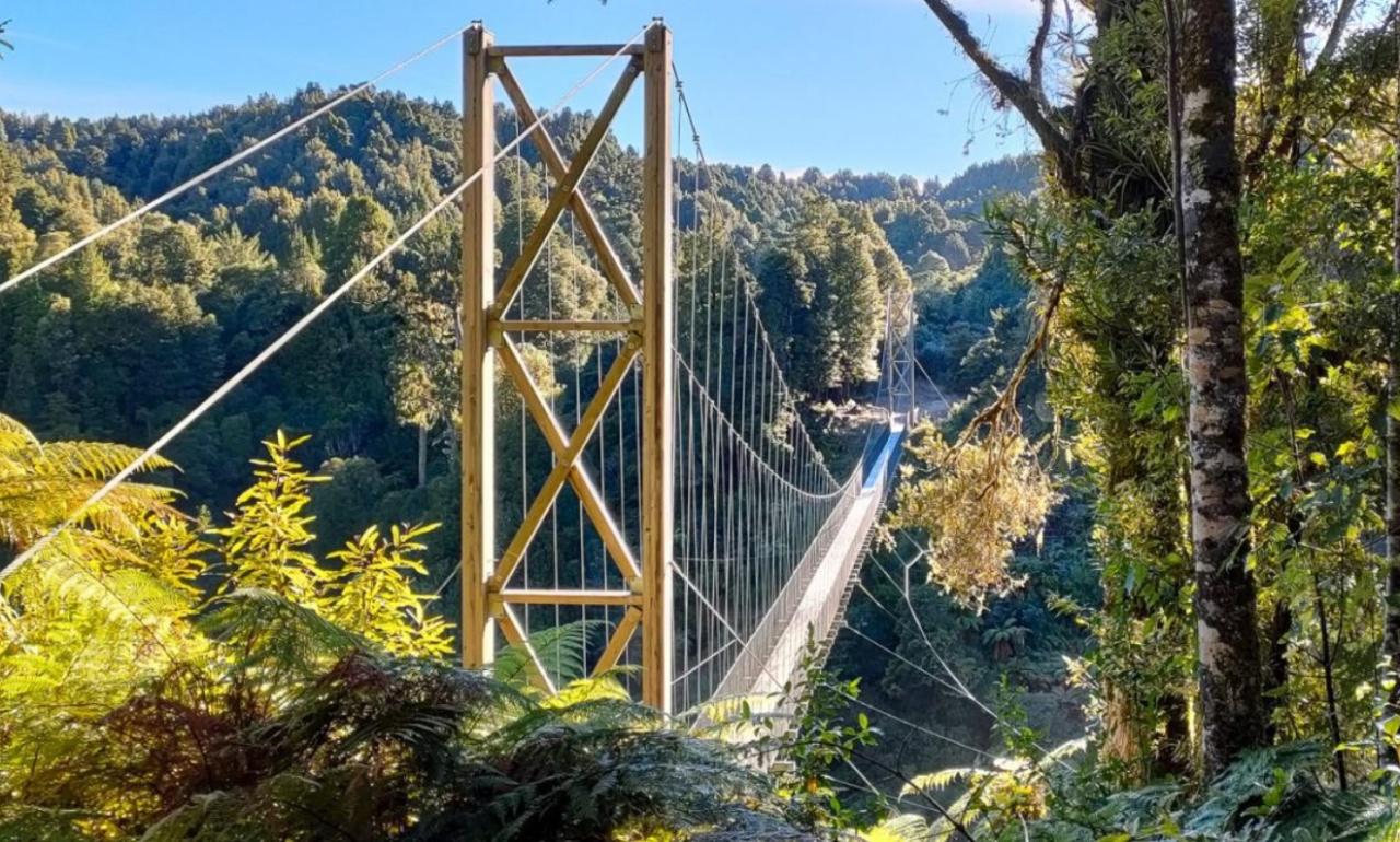 GUIDED 2 day Timber trail Lodge ex Taupo Package with full suspension E-Bike hire