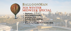 WINTER MIDWEEK FLIGHT ONLY SPECIAL - $457.00 - NON-REFUNDABLE / Fly by 31 Aug, 2026