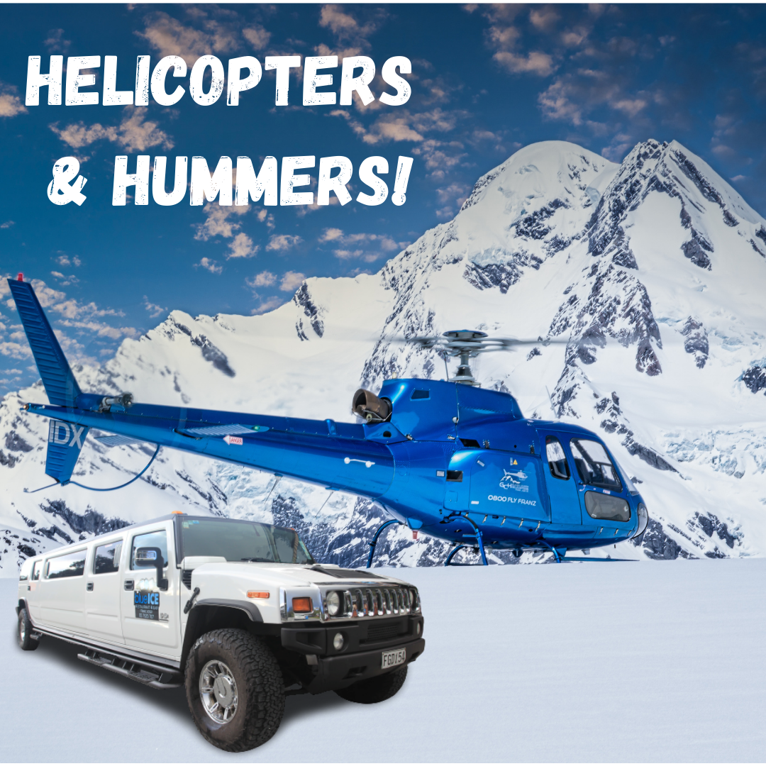 Helicopter & Hummers - Dine & Fly Package