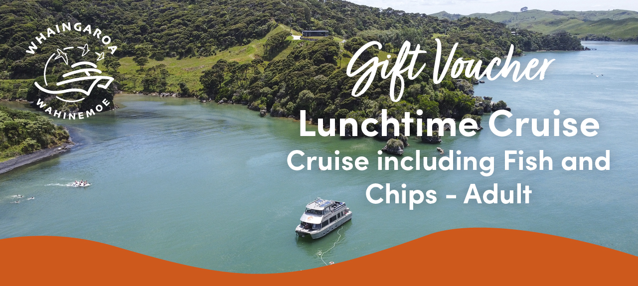 Gift Voucher - Lunchtime Cruise / Adult - Includes Fish & Chips