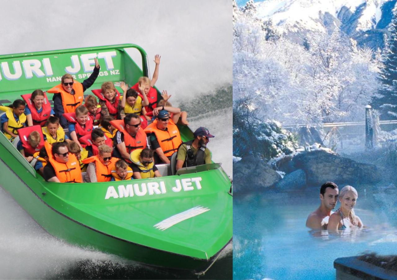 Jetboat & Hot Pools Combo - Amuri Jet - Hanmer Springs Reservations