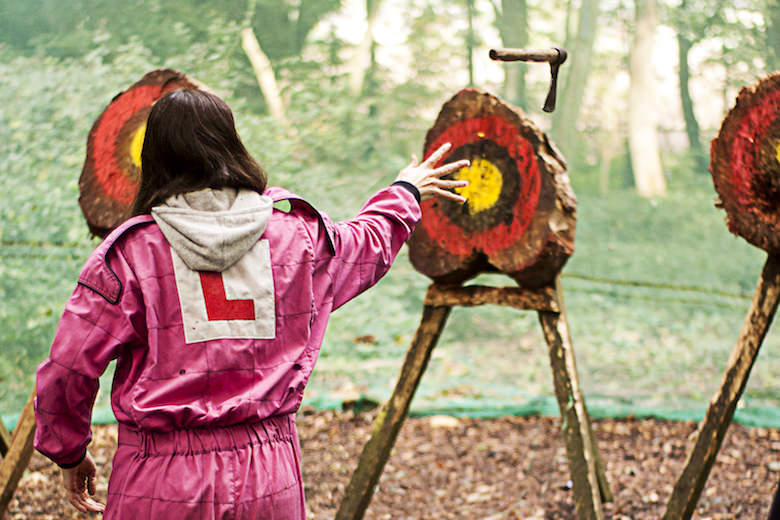 Axe Throwing at Castle Green