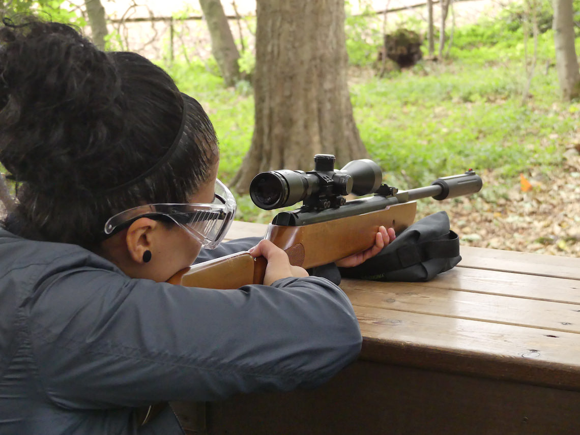 Air Rifle Shooting at Castle Green