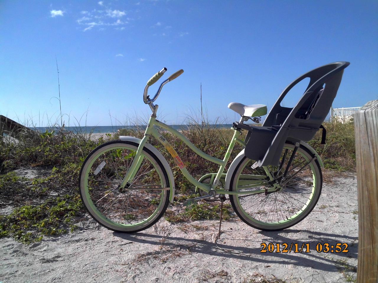 adult bike with child seat