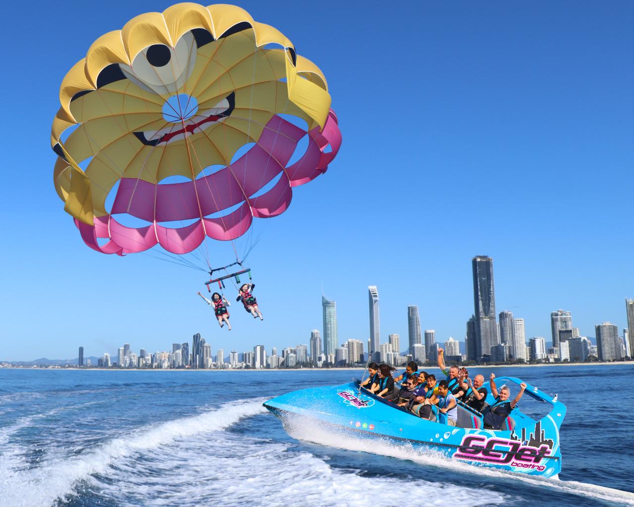 Tandem Parasail & Jetboat - For 2