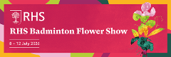 **NEW** RHS Badminton Flower Show - Thu 9th July 2026