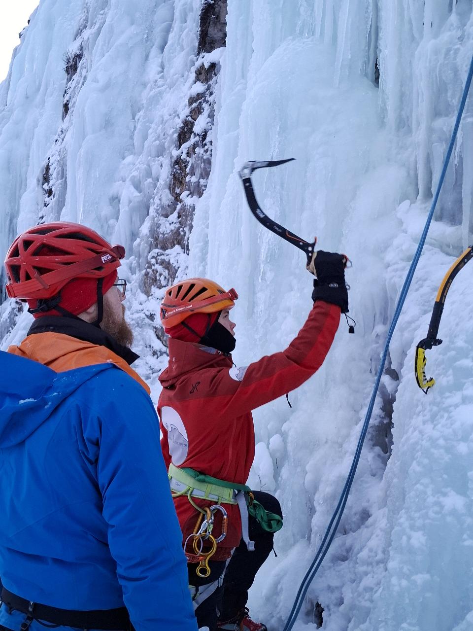Ice Climbing in Abisko