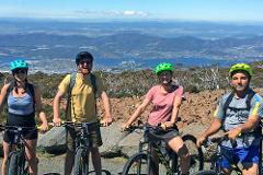 GIFT VOUCHER: Bike Hire + Mt Wellington Summit Descent & Rainforest Ride + Guide. Skill level - Easy. (For 2 Riders)