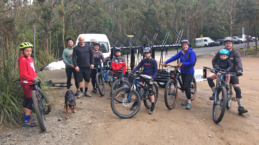 Mt. Wellington/kunanyi MTB Shuttle. Pick-up in South Hobart. Drop-off at Fern Tree Tavern, The Springs and Summit.