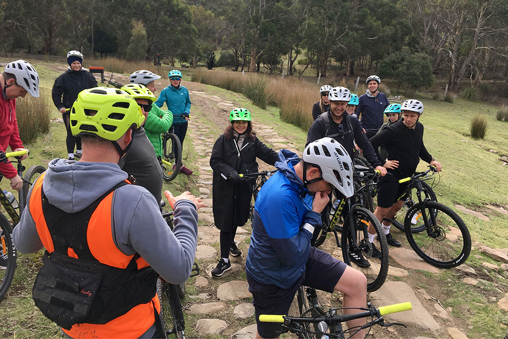 Easy Mountain Bike Ride on Hobart's Mt. Wellington / kunanyi