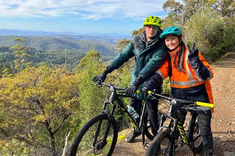 Bike Hire, Shuttle & Ride: Mt. Wellington Summit Descent + Rainforest Adventure Trail (Guided, Skill Level: Easy) Tasmania Australia