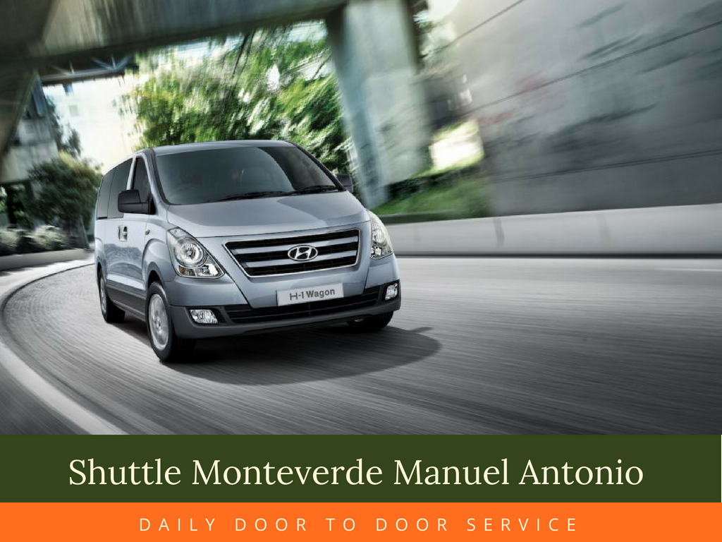Shuttle Service Monteverde Manuel Antonio 8:00 am