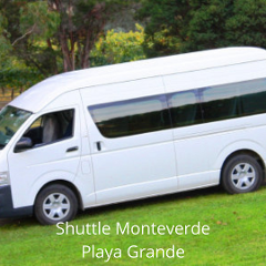 Shuttle from  Monteverde  to Playa Grande