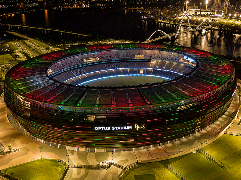 Christmas Light Tours at Optus Stadium THE OZONE Reservations