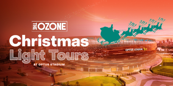 Christmas Light Tours at Optus Stadium