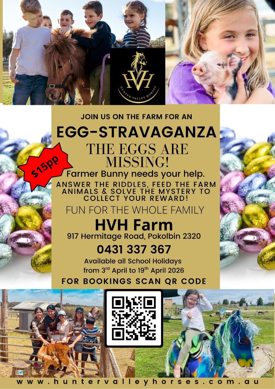 EGG-STRAVAGANZA - EASTER SPECIAL FROM 3RD TO 19TH APRIL 2026