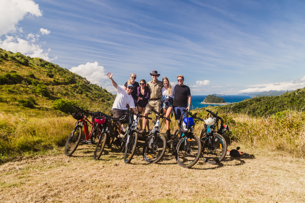 Half Day Guided e-Mountain Bike Whitsunday Island Experience