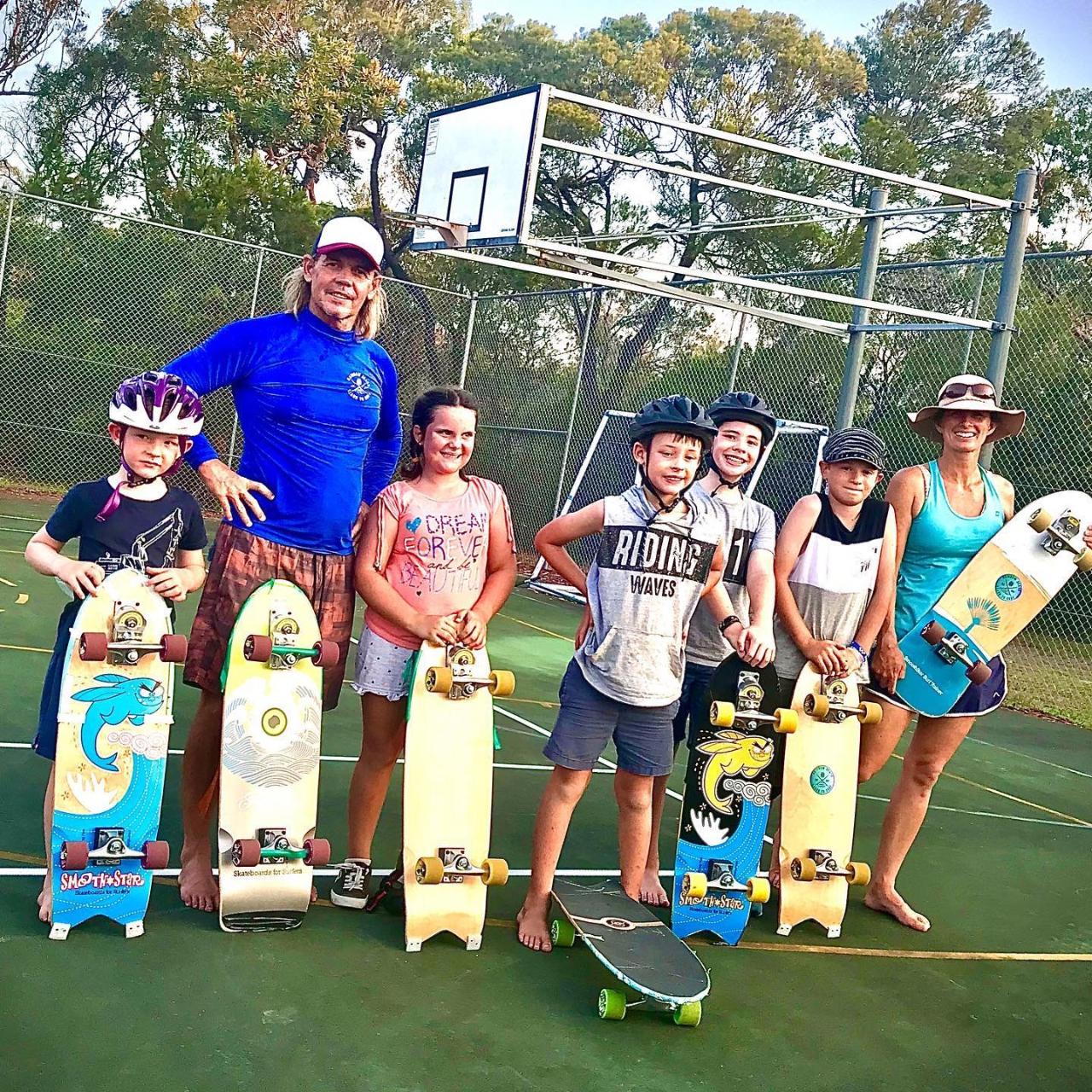 Learnings Program - Skate (surf-skate) session - larger group