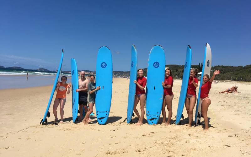 Large Group Surf Lesson - Schools Facilitation