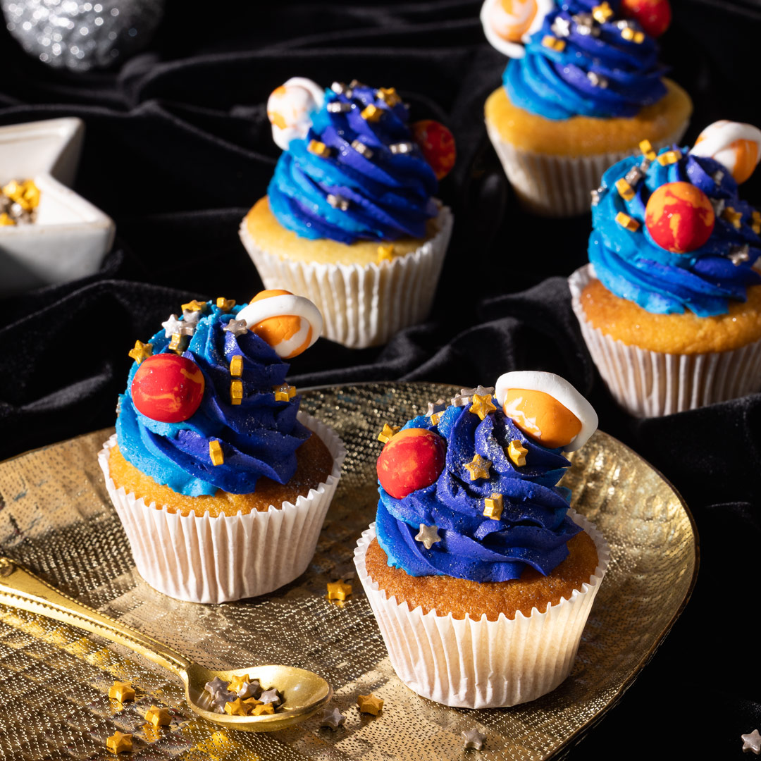 Kids Baking Class - Galaxy Cupcakes 