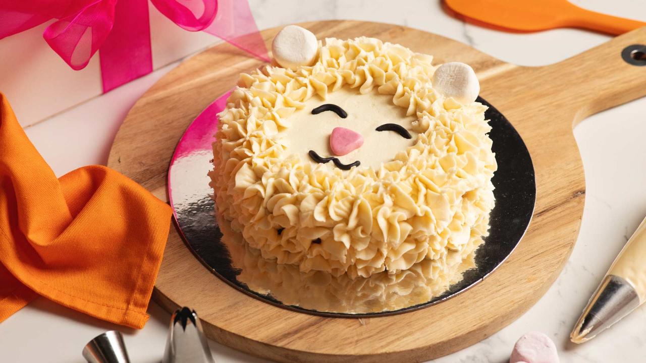  Kids Cake Decorating - Fluffy Sheep 