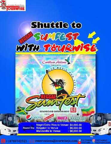 Reggae Sumfest 2019 Shuttle from Ocho Rios