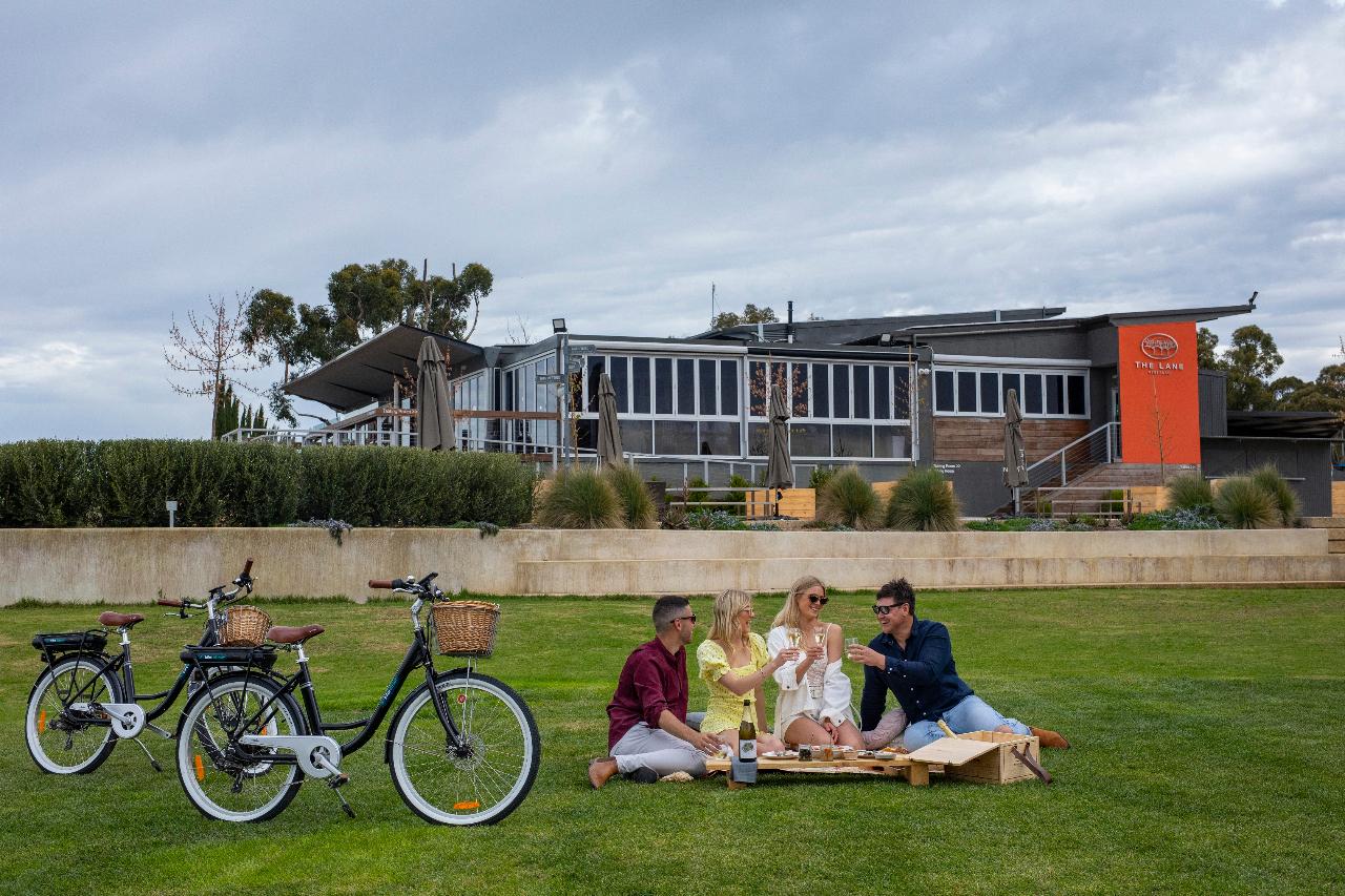 The Manna Hahndorf E-bike hire for extra bikes call 0413525733