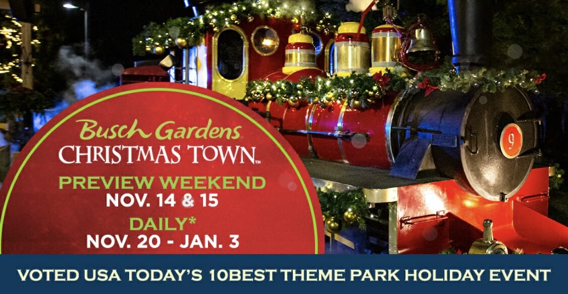 Busch Gardens Christmas Town & the Barn