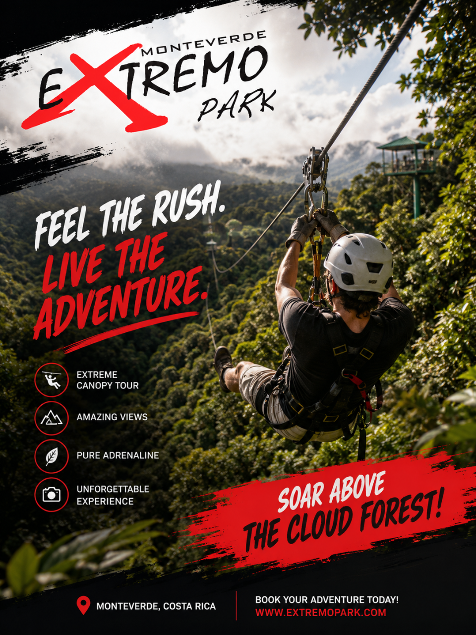 Monteverde Extremo Canopy Tour
