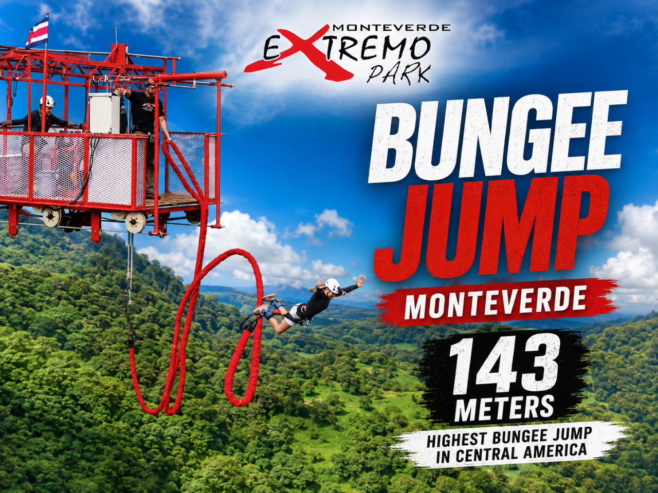 Bungee Jump ( Monteverde Extremo Park)