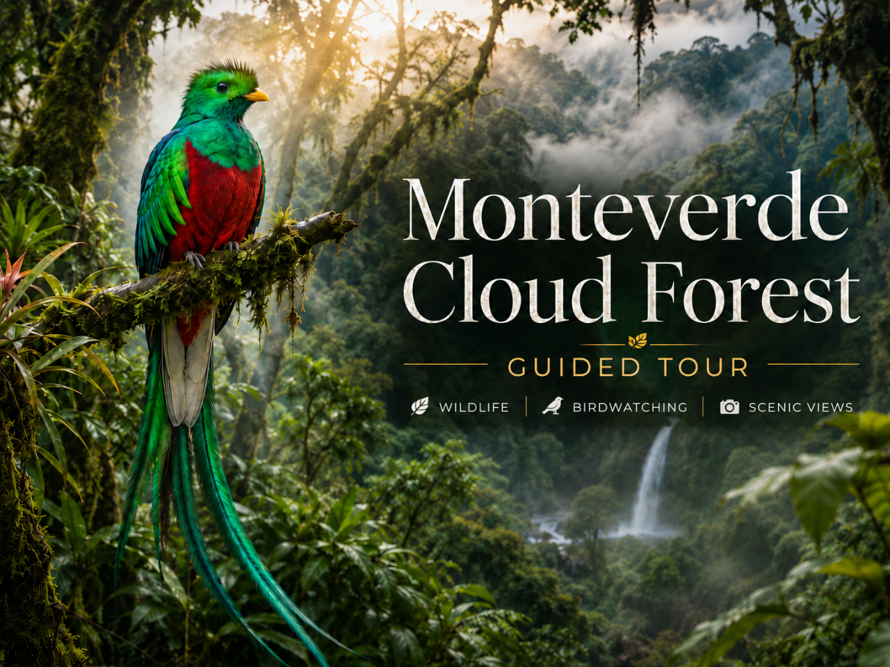 Monteverde Cloud Forest Guided Tour  - Transp + Entrance Included.