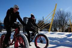 Location fatbike/Fatbike rental at Parc Jean-Drapeau